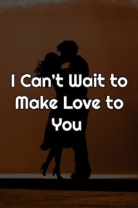 I Can’t Wait to Make Love to You Quotes