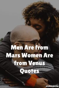 Men Are from Mars Women Are from Venus