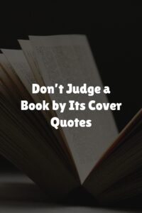 Don’t Judge a Book by Its Cover 