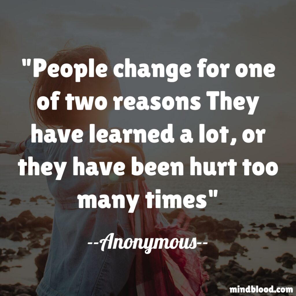 Time change people change people changing quotes